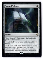 Sarevok's Tome #685 Commander Legends: Battle for Baldur's Gate MTG Rare Artifact