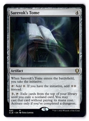 Sarevok's Tome NM* Commander Baldur's Gate 685 ENGLISH mtg -UnltdCards