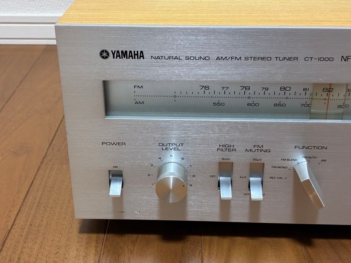 【美品】YAMAHA CT-1000 AM/FMステレオチューナー ヤマハ Yamaha CT-1000 Tuner FM/AM Vintage Hi-Fi Serviced Wood Case