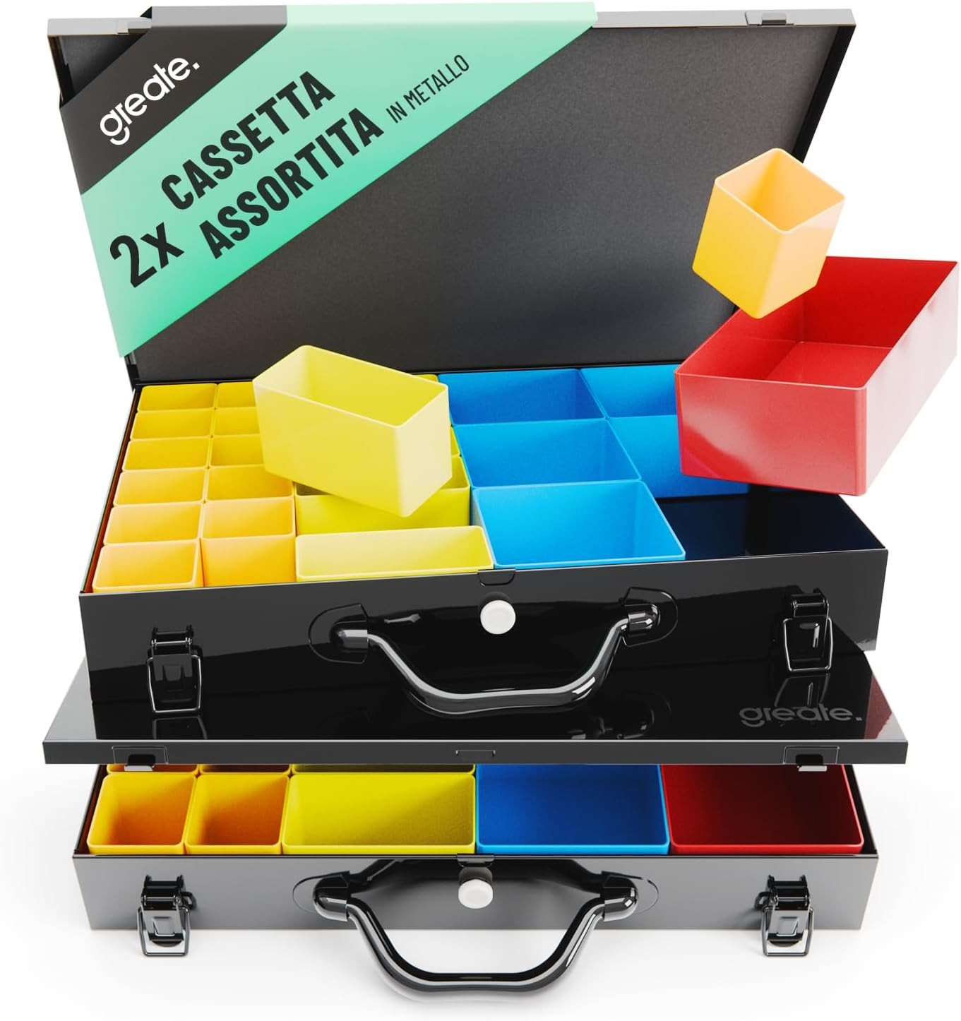 Offerta 2X Valigetta Metallo Porta Minuteria - Miglior Rapporto Qualità