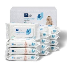Medline Simply Water Baby Wipes 99 Water Bamboo 60ct