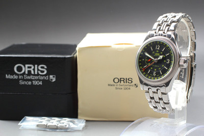 [IN Der Nähe Mint W / Kiste ] Oris 7482 Big Crown Pointer S Zweiter At Herren