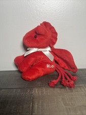 6in Mobil 1 Red Pegasus Plush Bean Bag Stuff ...