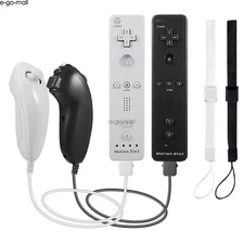 Built-in Motion Plus Wii Remote & Nunchuck Controller for Nintendo Wii Wii U