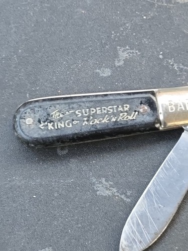 Barlow Elvis Presley Commemorative Pocket Knife 1 Blade Made in USA - Picture 6 of 7