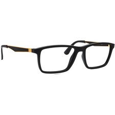 Ray-Ban Eyeglasses RB 7056 5644 Matte Black/Gold Square Frame 55 17 145