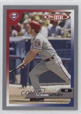2005 Topps Total Silver Chase Utley #411 fo7