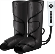 CINCOM Leg Massager for Circulation & Pain Relief, Air Compression Foot and Calf