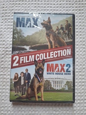  2 FILM Collection - Max / Max 2: White House Hero (DVD 2017 W/S) NEW Free Ship!
