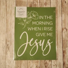 Magnolia Design Co Adhesive Reusable Silkscreen Stencil ✝️ Give Me Jesus ✝️