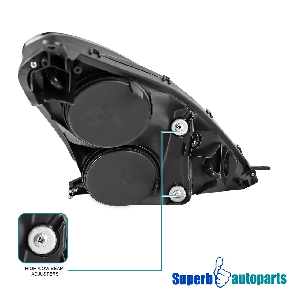 Fits 2000-2005 Toyota Celica Projector Headlights Smoke 00-05 Replacement Pair - Imagem 4 de 4