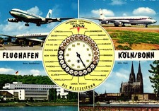Cologne/Bonn, Airport, World Time Clock, Pan Am, 1965