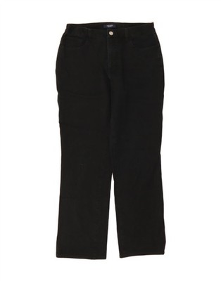 CHAPS Damen Straight Jeans US 10 Large W32 L30 schwarz Baumwolle DC19