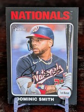 2024 Topps Heritage - Dominic Smith #78 Black Border