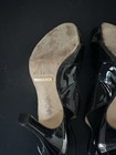 COLE HAAN  Patent Leather Black Open Toe Slingback Heel Pumps - Size 9 1/2B — photo 6