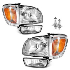 Headlights Assembly for 2001-2004 Toyota Tacoma Halogen Headlamp Replacement,...