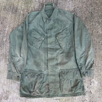 1960's Vietnam War Painted Poplin Jungle Jacket Military | eBay