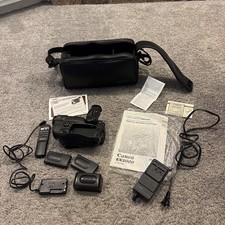 Canon ES2000 HI8 HI 8 8mm Video Camcorder VCR Player W Remote Batterys Case