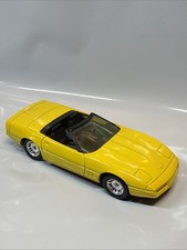 1986 Corvette Convertible Limited Edition Solido 1/43 scale Yellow DieCast Model