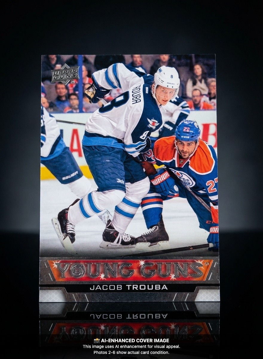 2013-14 Upper Deck #237 Jacob Trouba YG RC Young Guns Rookie Winnipeg Jets