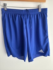 New Adidas Short Child Model Parma SHO 16 AJ5882 Blue/White Medium