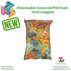 Dissolvable Coloured PVA Foam Hook Nuggets Carp Fishing - FREE POST!