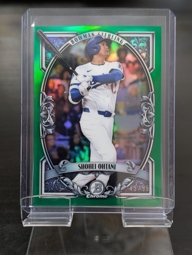 2026 Bowman #BST-6 Shohei Ohtani Bowman Sterling Green Refractors #/99