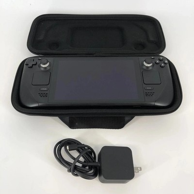 Valve Steam Deck Handheld Console Black 1TB w/ Case & Charger - Very Good