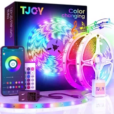 TJOY  LED Strip Lights, Smart Light with App Remote Control, RGB LED Lights for