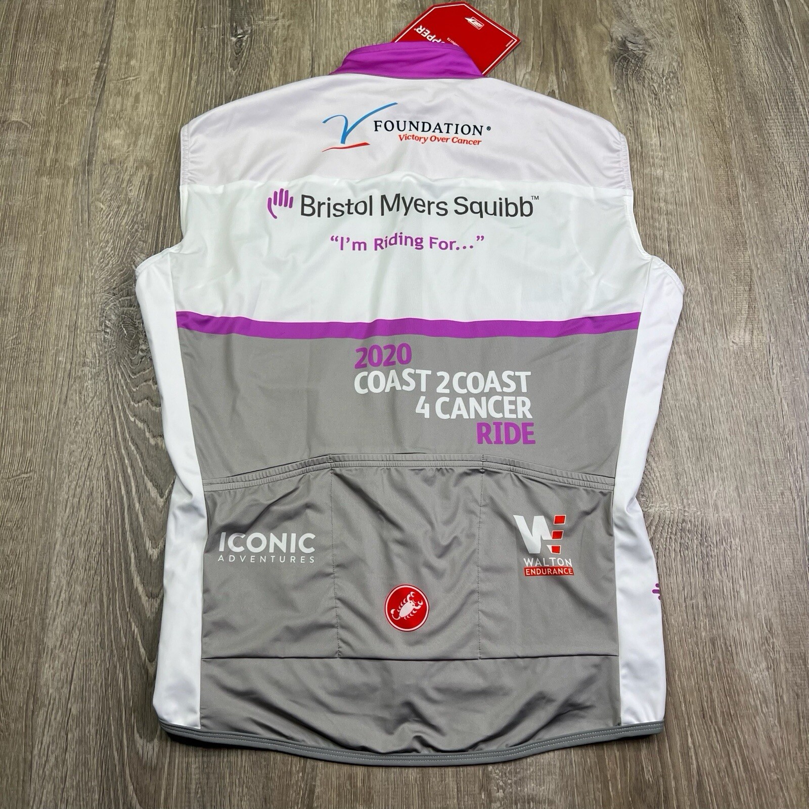 Castelli Wind Stopper Goretex Infinium Cycling Vest Size XL Coast To Coast NEW