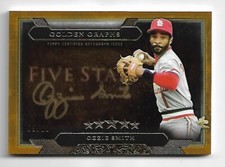 OZZIE SMITH 2020 TOPPS FIVE STAR GOLDEN GRAPHS AUTO #09/10