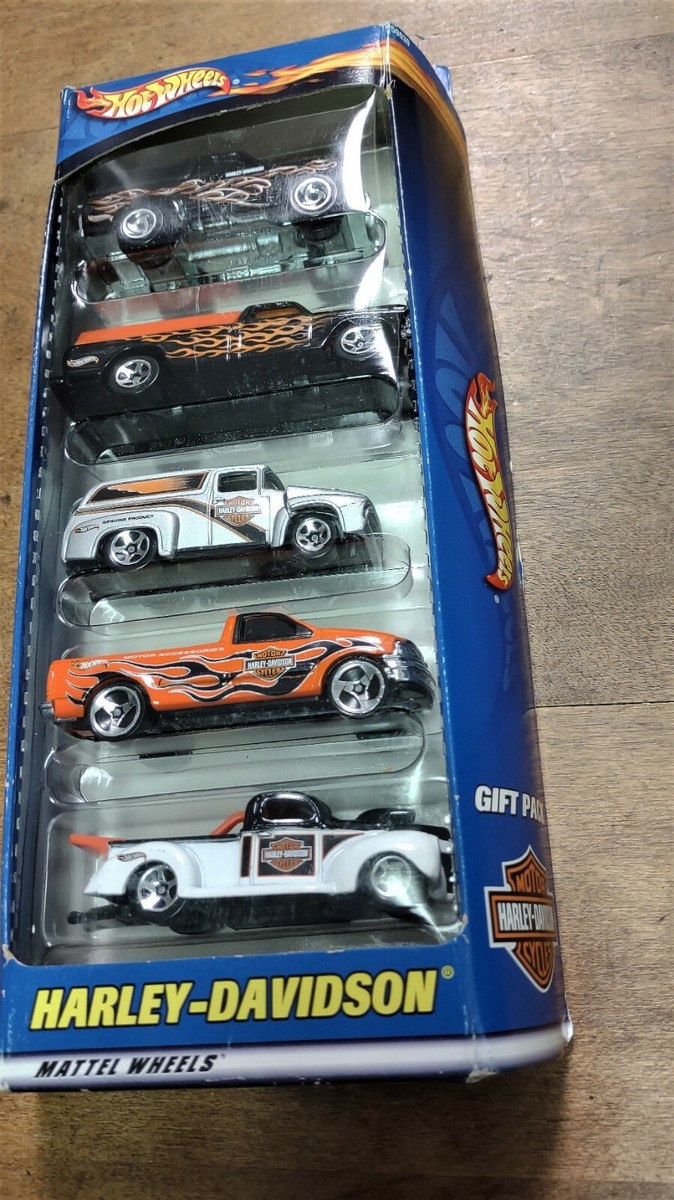 ミニカー HARLEY-DAVIDSON MATTEL WHEELS  GIFT PACK Hot Wheels 1:64 5-Car Pack - Harley-Davidson Gift Pack | eBay