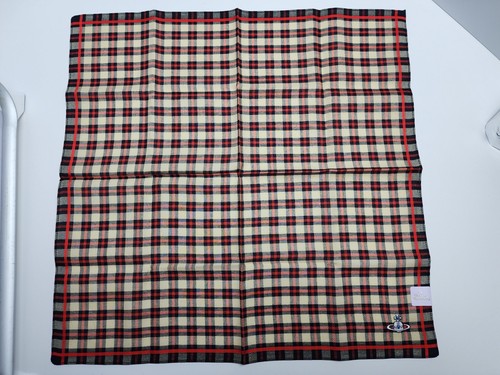 Vivienne Westwood Handkerchief Cotton scarf Multiple colors Big ORB Hankie - Picture 56 of 99