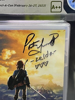 Zelda Breath of the Wild Switch WATAGraphs 9.8 A++ Signed Patricia