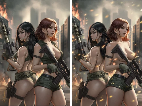 VF - GUN HONEY HEAT SEEKER #1 IVAN TALAVERA VIRGIN VARIANT SET LTD 400 COAs - VF