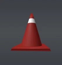 Robl0x | Red Traffic Cone Hat Racer Caution Series 3 WORLDWIDE - RARE Toy Code