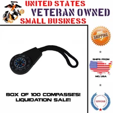 Wholesale Type-III 100pc Liquid Filled Zipper Pull Compass Set Liquidation Sale!