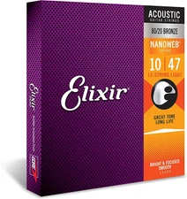 Strings Acoustic Guitar Strings, 12-String, Light NANOWEB Coating