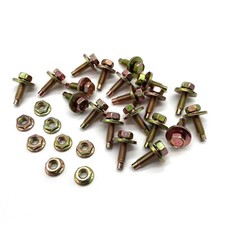 Fits Jeep Wrangler Yj Cj 76-95 Fender Bolts To Grill Body And Braces Cj5 Cj7 Cj8 Fits Jeep Wrangler Yj Cj 76-95 Fender Bolts To Grill Body And Braces Cj5 Cj7 Cj8