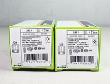 Lot of 2 Leviton 2421 Wire Grounding Locking Connector 3-Pole 4-Wire 20A-250V