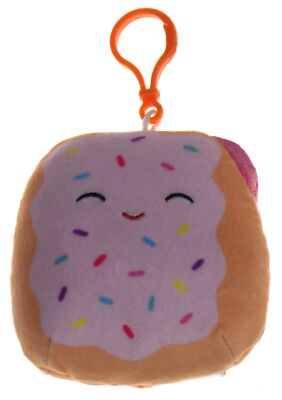 Kellytoy Squishmallow Fresa Toaster Pastry Plush Backpack Clip On Christmas  Gift