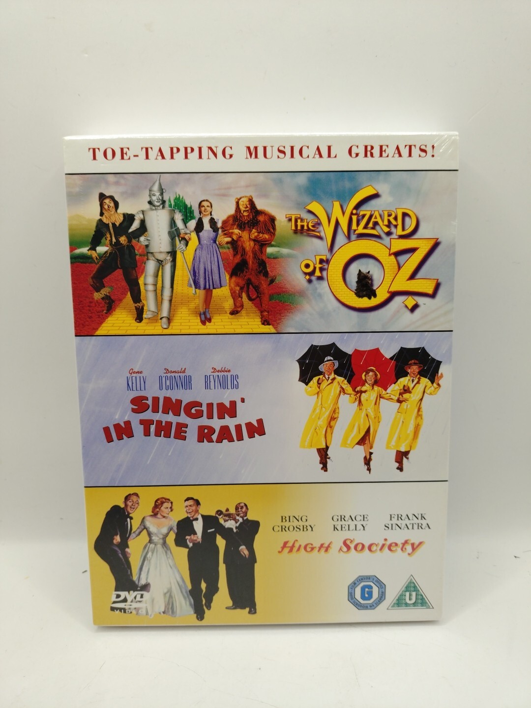 Toe-Tapping Musical Greats The Wizard Of Oz/Singin In The Rain High Society DVD