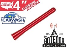 Short 4 Aluminum Red Antenna Mast-fits 1995-1998 Plymouth Neon