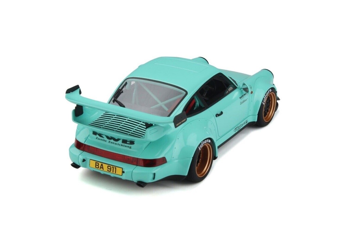 1/18 Porsche 911 930 RWB Bodykit 2015 Blue Resin Model GT Spirit