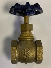 3/4"-FPT BRONZE GLOBE GATE VALVE (LOT OF 5)