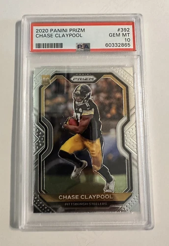 2020 Panini Prizm #392 Chase Claypool RC Rookie Card PSA 10 Gem Mint Dolphins WR