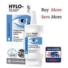 Hylo-Tear Long Lasting Eye Drops 10mL. Preservative Free. Exp. July 2027