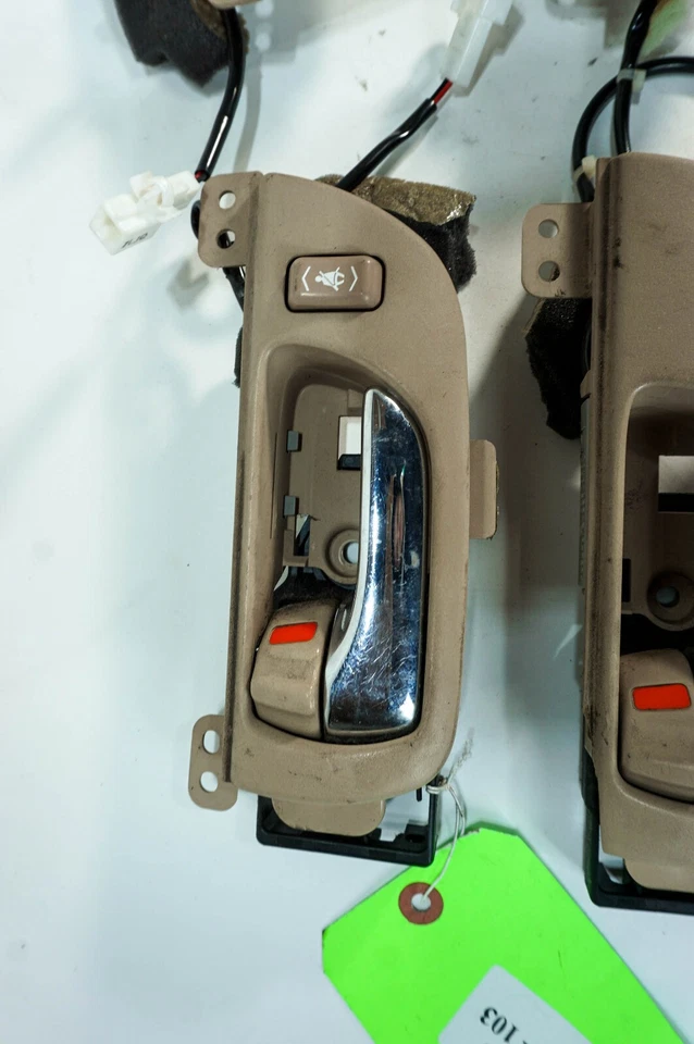 04-06 LEXUS LS430 OEM Juego de 4 manijas interiores de puerta delantera trasera izquierda y derecha 5073 Foto 3 de 4