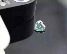 6 Ct Natural CERTIFIED Heart Cut Green Color Diamond D Grade VVS1 1 Free Gift