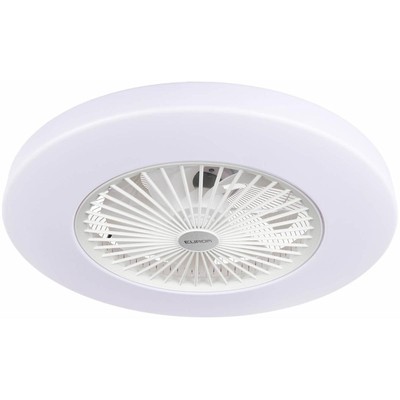 Eurom Deckenventilator LRC White kompakter Deckenventilator mit Lampe, Weiß (385